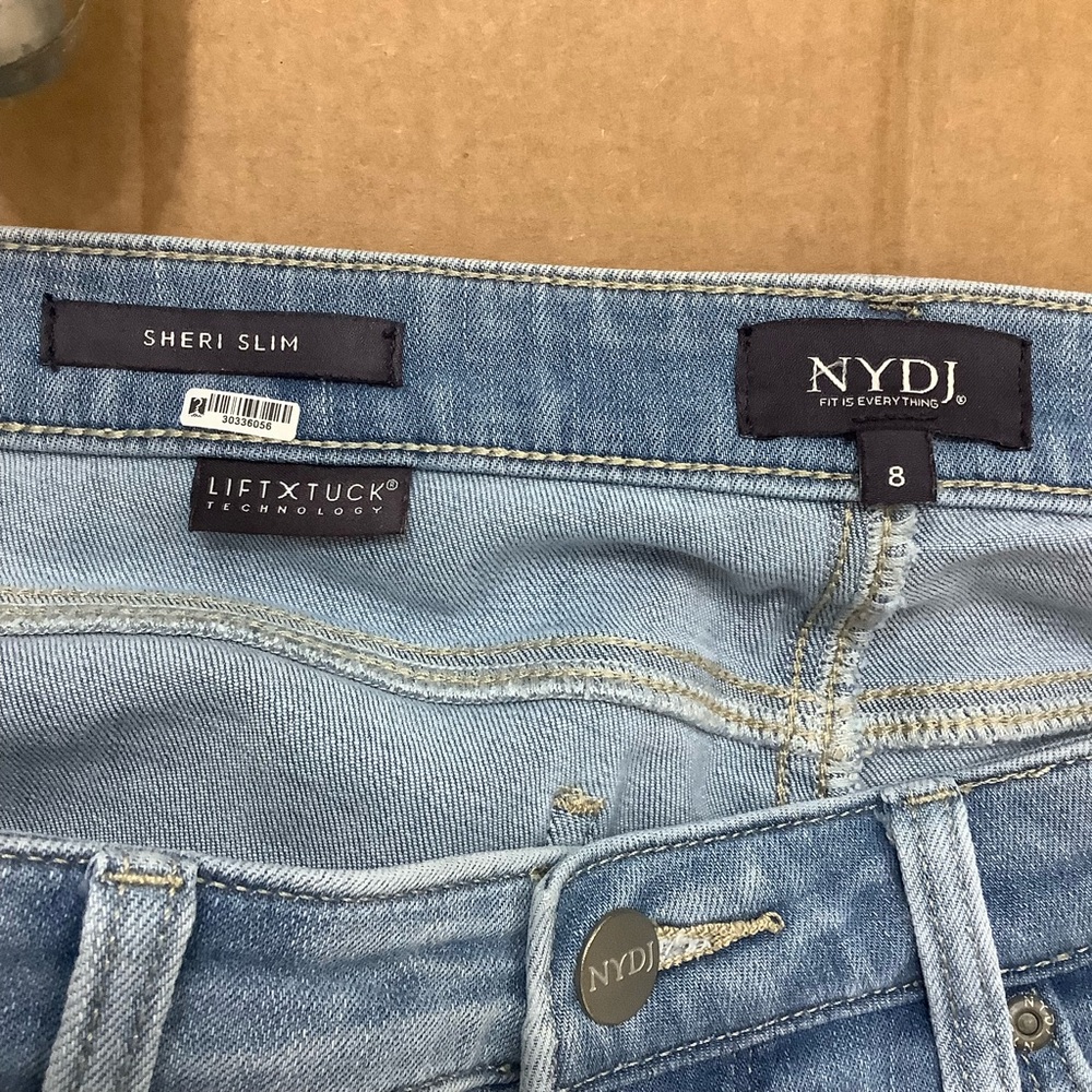 NYDJ Sheri Slim Classic Blue Women's Jeans Stretch - Picture 7 of 7